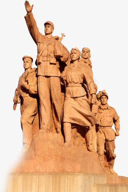 部队雕塑人民英雄雕塑党建高清图片