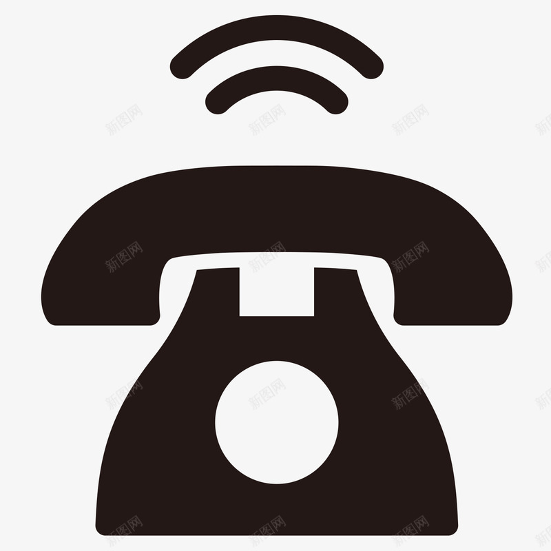 联系方式黑色电话图标矢量图eps_新图网 https://ixintu.com 客服电话 座机 手机 打电话 来电 电话LOGO 电话图标 矢量图 老式座机 联系方式图标