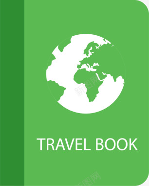 绿色旅游地图世界旅游标素矢量图图标图标