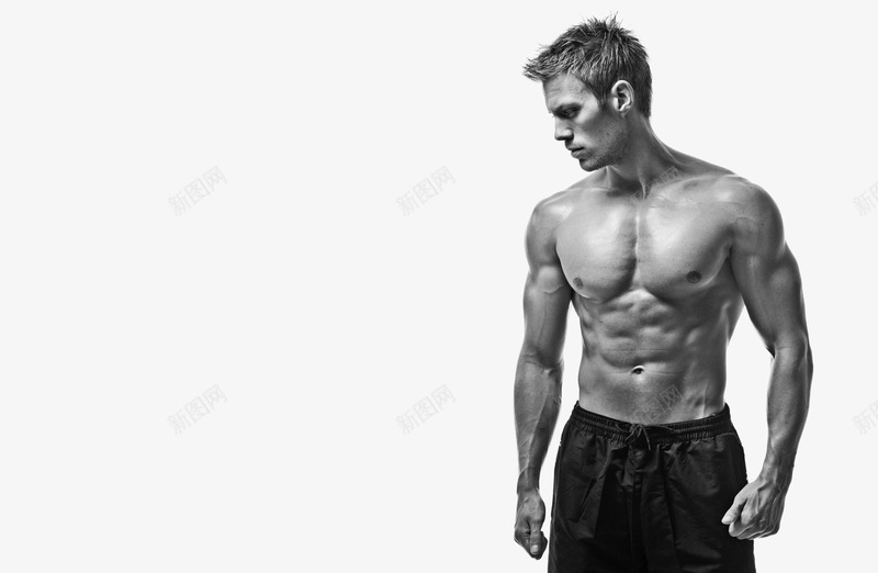 健身男性肌肉展示png免抠素材_新图网 https://ixintu.com 健身 男性 肌肉 身材