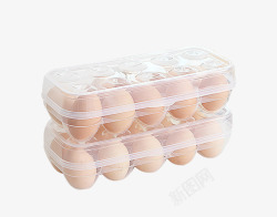 塑料保鲜盒多用鸡蛋包装盒高清图片
