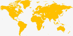 黄色世界地图背景世界地图高清图片