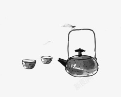 唯美意境美图中国风唯美茶具高清图片