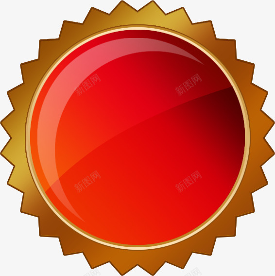 齿轮形状圆形红色圆形标签png免抠素材_新图网 https://ixintu.com PNG 圆形 圆形标签 形状 红色 齿轮