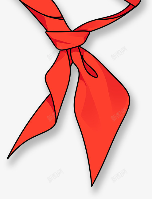 学生时代红领巾png免抠素材_新图网 https://ixintu.com 儿童节 小学生 红色 红领巾