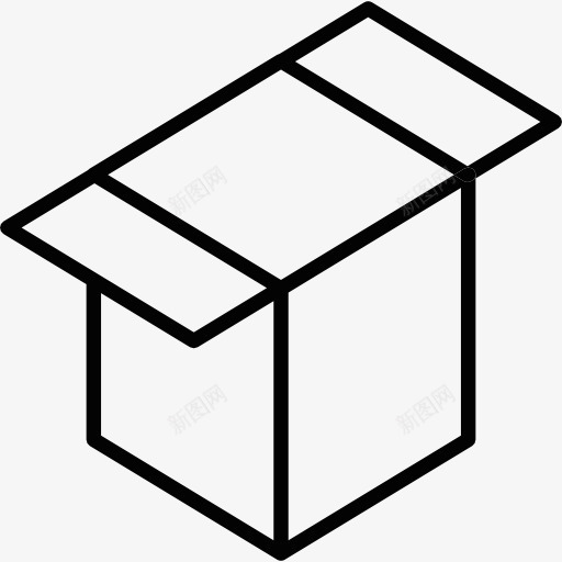 打开盒子图标png_新图网 https://ixintu.com Dropbox存储 存储箱 数据存储 文件存储 标志 盒