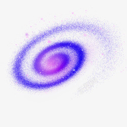 银河特效蓝紫色银河系紫色星云高清图片