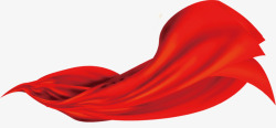 国庆节动态红色飘带高清图片