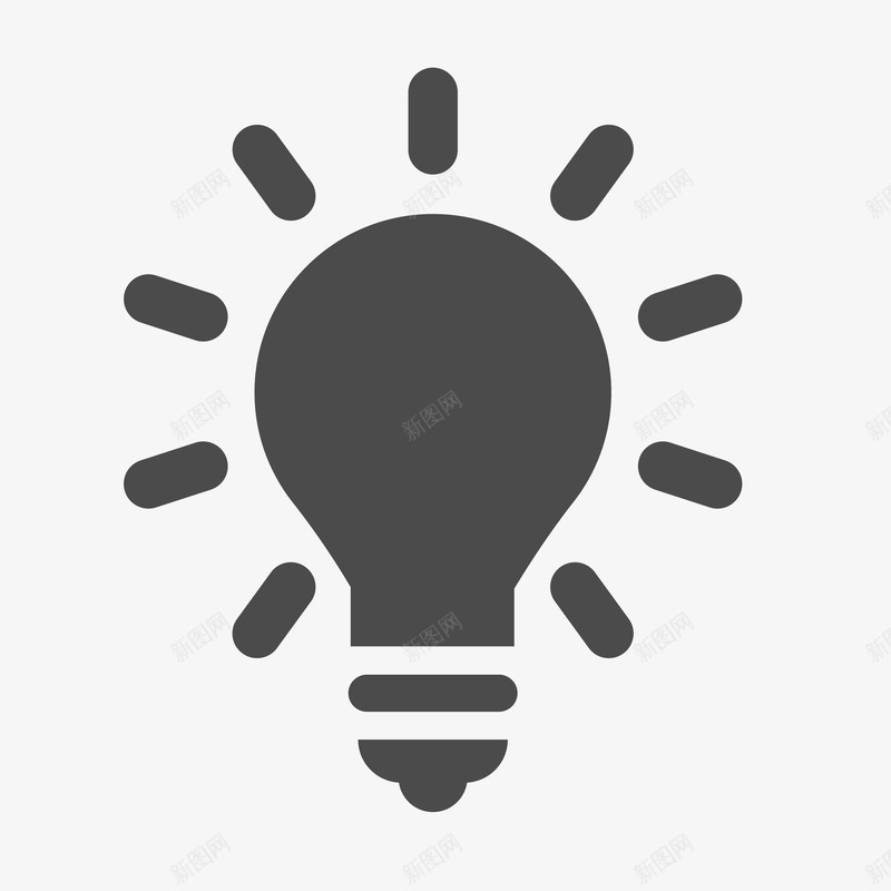 AI格式logo灯泡矢量图图标ai_新图网 https://ixintu.com AI符号 UI图标 icon lam lamp light logo灯 光 灯图标 灯泡 矢量图