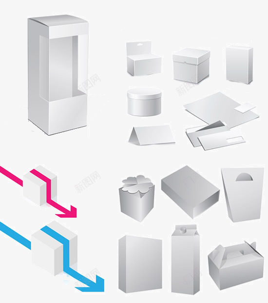 礼物盒子模型造型png免抠素材_新图网 https://ixintu.com 盒子 礼物 装饰 造型