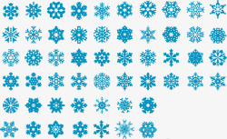 冬天雪花图标矢量图高清图片