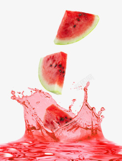 果汁液体西瓜高清图片