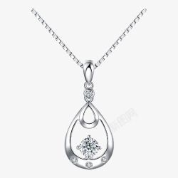 俄罗斯珠宝品牌GZUAN金钻石吊坠项链高清图片