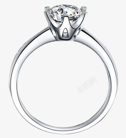 简单的戒指闪烁的钻石戒指高清图片