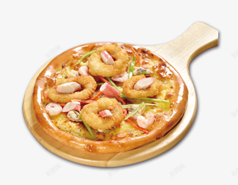 海鲜披萨png免抠素材_新图网 https://ixintu.com 披萨 海鲜 海鲜披萨 美食 西餐