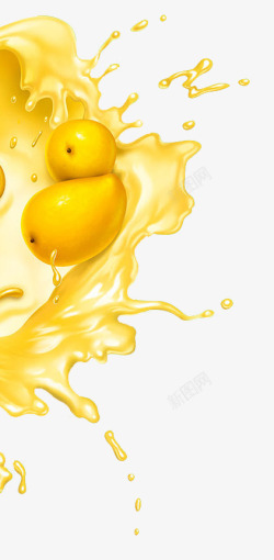 芒果饮料单芒果牛奶背景高清图片