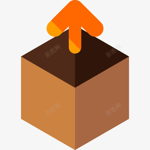 开箱图标png_新图网 https://ixintu.com 业务 交货 包装 拆箱 易碎 箱 纸板 运输和交付