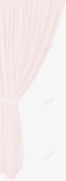 粉色窗帘纱幔高清图片