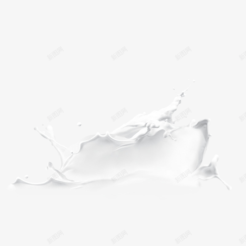 创意合成飞溅的牛奶造型png免抠素材_新图网 https://ixintu.com 创意 合成 牛奶 造型 飞溅