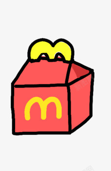 麦当劳盒子麦当劳高清图片