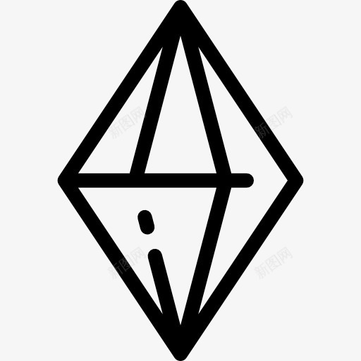 钻石图标png_新图网 https://ixintu.com 宝石 形状和符号 时尚 珠宝 豪华 财富 钻石 魅力
