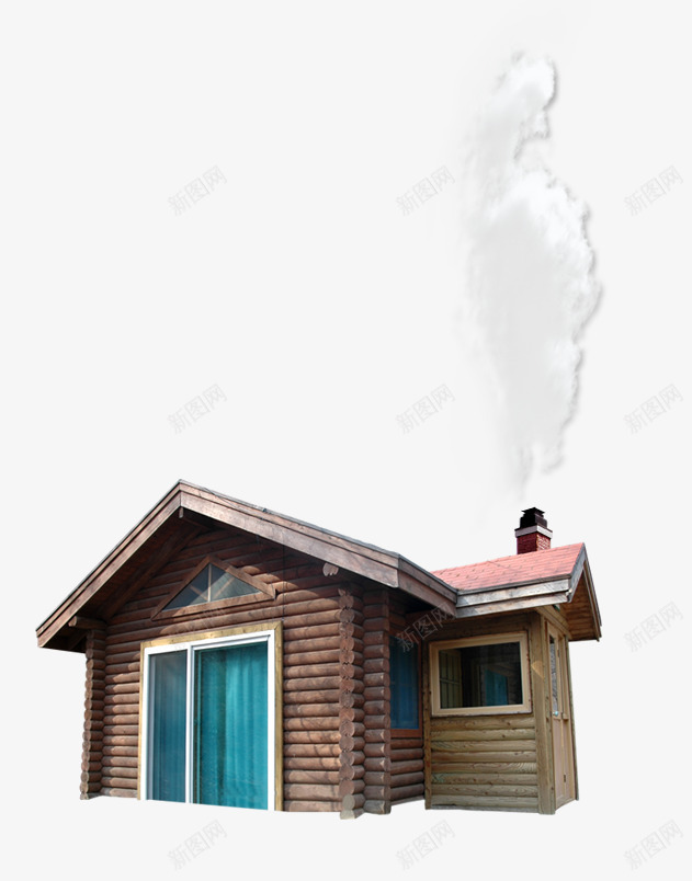 冒烟筒的小木屋png免抠素材_新图网 https://ixintu.com 冒烟 冒烟筒的小房子 冒烟筒的小木屋 小木屋 房子 木质 烟筒 袅袅炊烟
