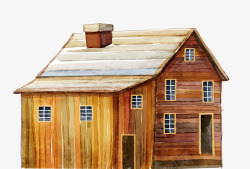 木房子卡通插画素材