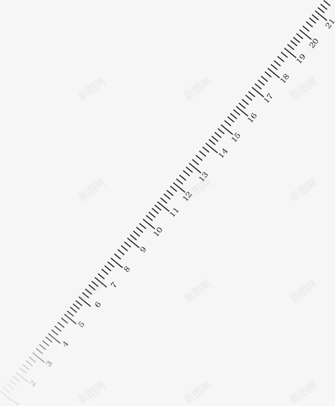 黑色直尺尺子装饰元素png免抠素材_新图网 https://ixintu.com 元素 尺子 直尺 直线高度 装饰 黑色