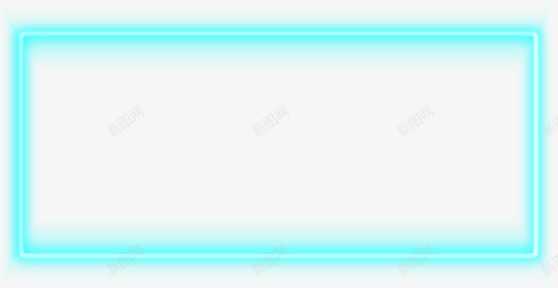 蓝色闪耀框架png免抠素材_新图网 https://ixintu.com 灯光框架 线条 蓝色框架 边框纹理 闪灯边框 闪耀圆圈 霓虹灯