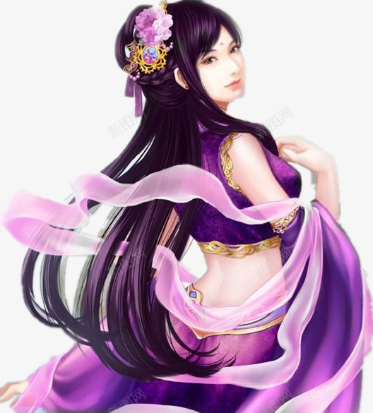 古代人物png免抠素材_新图网 https://ixintu.com 人物专辑 古代人物 古风元素 装饰图案