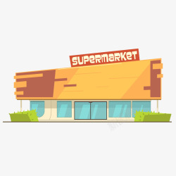 门店设计超市购物超市门店图标矢量图高清图片