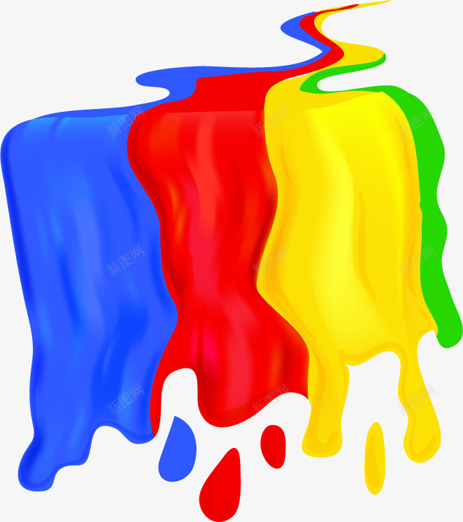 流动的五彩颜料装饰元素png免抠素材_新图网 https://ixintu.com 五彩 元素 流动 装饰 颜料