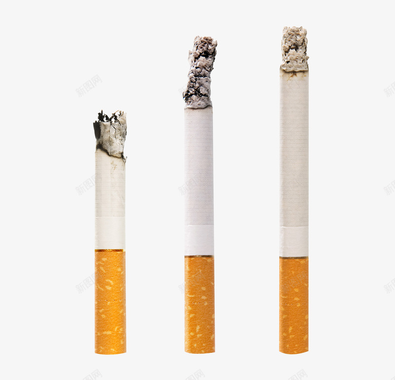 卷烟烟灰png免抠素材_新图网 https://ixintu.com 危害身体 卷烟 烟灰 高度不同