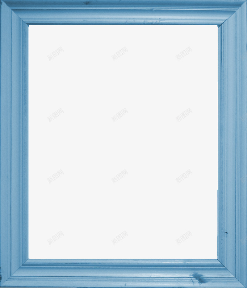蓝色创意相框png免抠素材_新图网 https://ixintu.com 创意相框 相框 蓝色相框