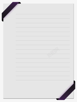 黑白格旗子紫色边信纸图标高清图片