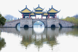 扬州五亭桥烟花三月下扬州高清图片