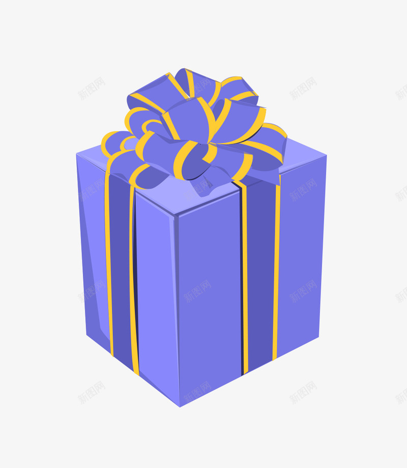 蓝色礼物盒子png免抠素材_新图网 https://ixintu.com 盒子 礼物 礼物盒子 礼盒 蓝色 蝴蝶结