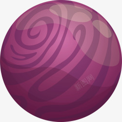 紫色星球素材