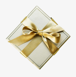 包装好的豆角金色丝带包装好的礼盒高清图片