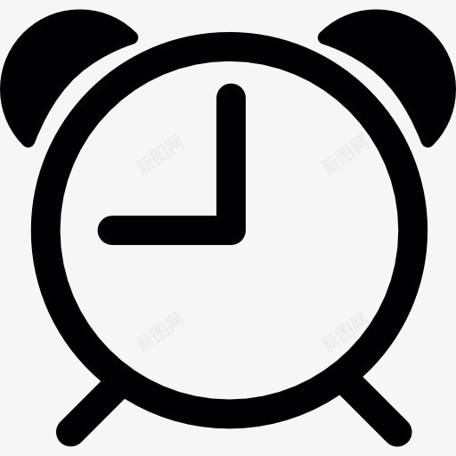 圆形闹钟图标png_新图网 https://ixintu.com 报警 整点时钟 早上醒来 时钟 时间 漫画时钟 界面