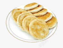 盘子里的烧饼素材