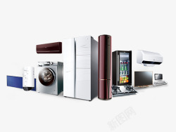 空调冰箱用家电组合高清图片