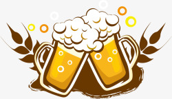 干杯喝酒啤酒标识logo图标高清图片