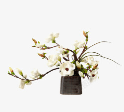 花瓶素材花卉摆件高清图片
