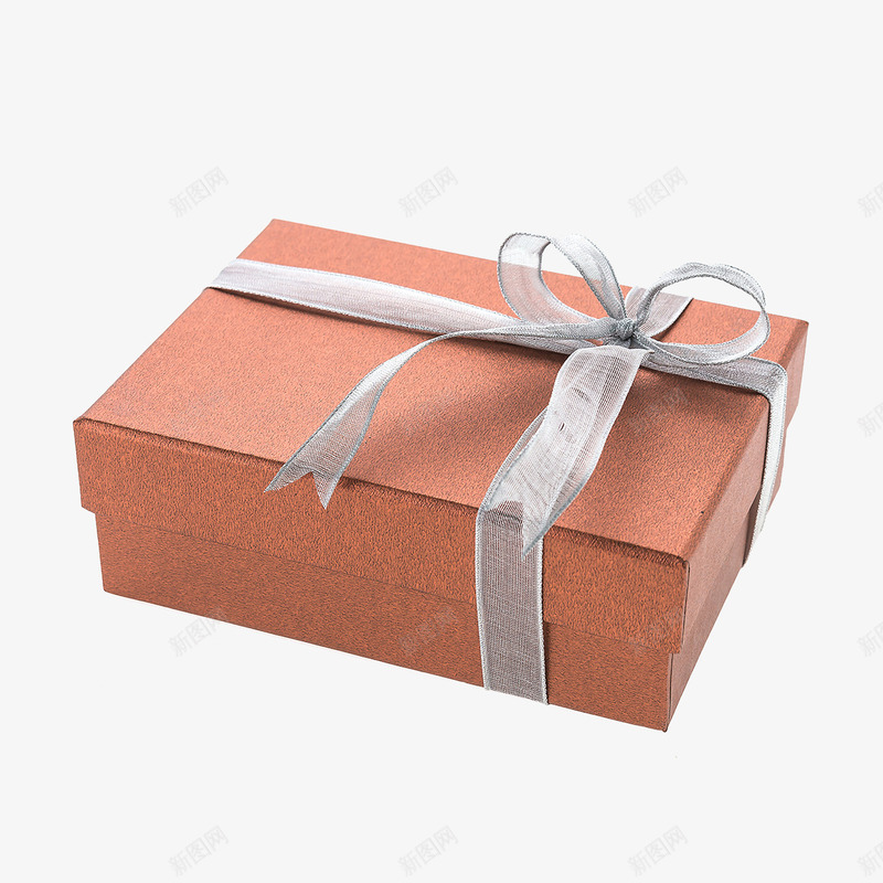 礼物盒png免抠素材_新图网 https://ixintu.com 粉色 银色飘带 长方形箱子 长盒子 高清