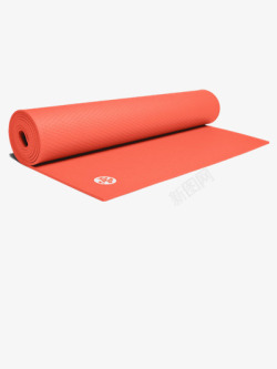 橙色瑜伽垫素材