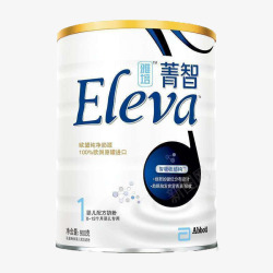 雅培Eleva菁智纯净奶粉1段素材