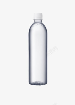 自来透明解渴白色盖子加长的一瓶饮料高清图片