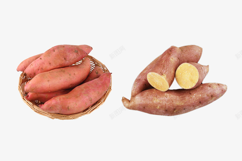 红薯地瓜png免抠素材_新图网 https://ixintu.com 农业 农产品 地瓜 实拍 实物 生态农业 生态园 番薯 红薯