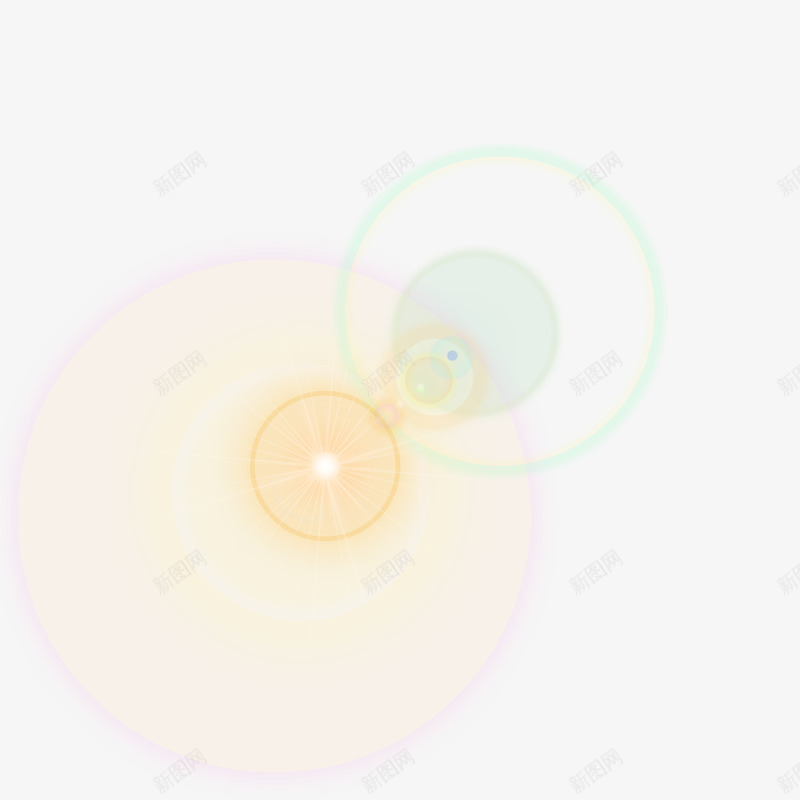 阳光光晕png免抠素材_新图网 https://ixintu.com 光晕 素材 阳光